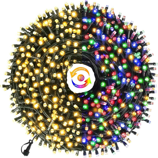 Chuya 300 LED Outdoor Lights 105ft – Patio String Lights for Dinner Parties, Camping and Garden Gatherings