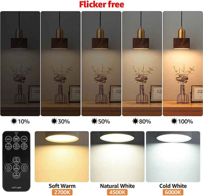 BLUEYE Rechargeable LED Bulb Gift Set for Mom, 2-Pack Cordless Lamp with Remote and Timer for Birthday