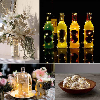 ANJAYLIA Battery Operated Fairy Lights – Ambient Living Room Decor with 50 Ultra-Thin Silver Wire LEDs