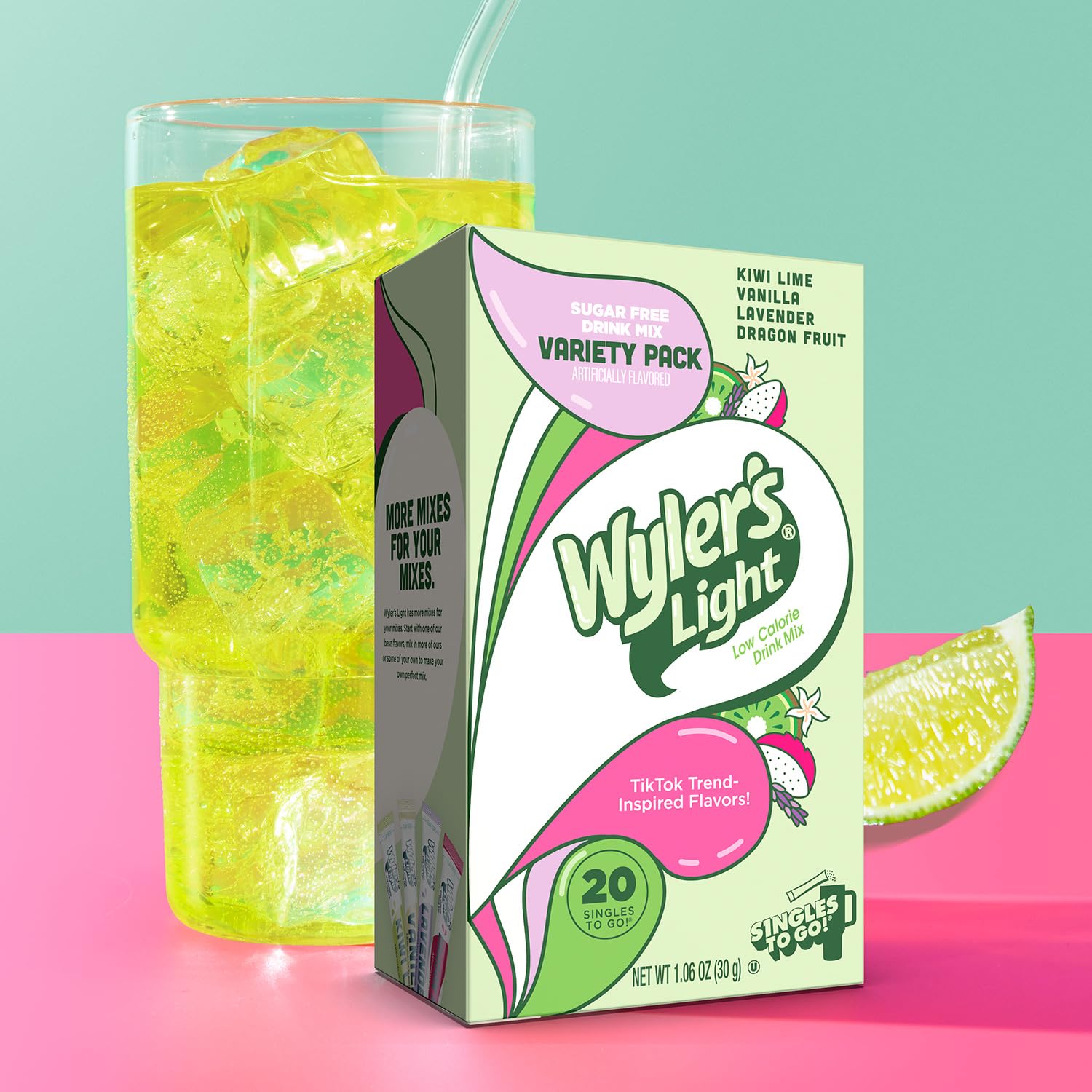 Wyler's_Light_Singles_to_Go_Powder_Packets,_Water_Drink_Mix,_Variety_Pack,_Watertok_Base_Flavors,_Kiwi_Lime,_Vanilla,_Lavender,_and_Dragon_Fruit,_Sugar_&_Caffeine_Free,_On-The-Go,_20_Count_(Pack_-_1)