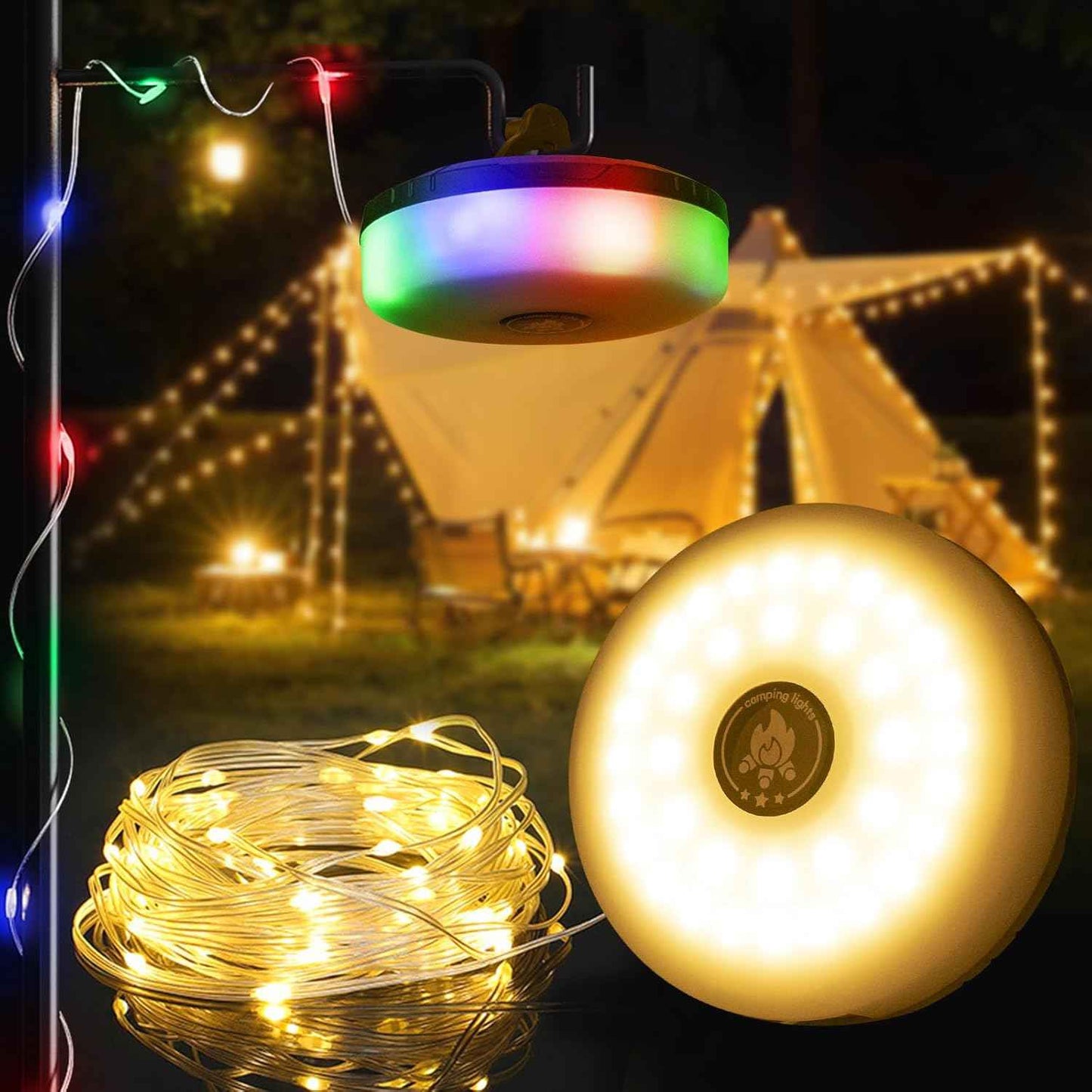 DGE Kids Room String Lights – Cool-to-Touch 32.8ft LED Strip with 8 Modes for Nursery and Playroom