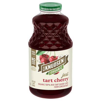 R.W. Knudsen Family Just Tart Cherry Juice – Thoughtful Wellness Gift for Mom, 32 oz Glass Bottle