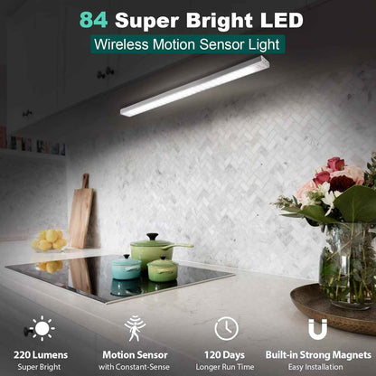 BLS Battery Powered Under Cabinet Lighting – Safer Than Candles for Bedrooms, Nurseries, and Senior Living Spaces