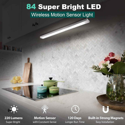 BLS Battery Powered Under Cabinet Lighting – Safer Than Candles for Bedrooms, Nurseries, and Senior Living Spaces