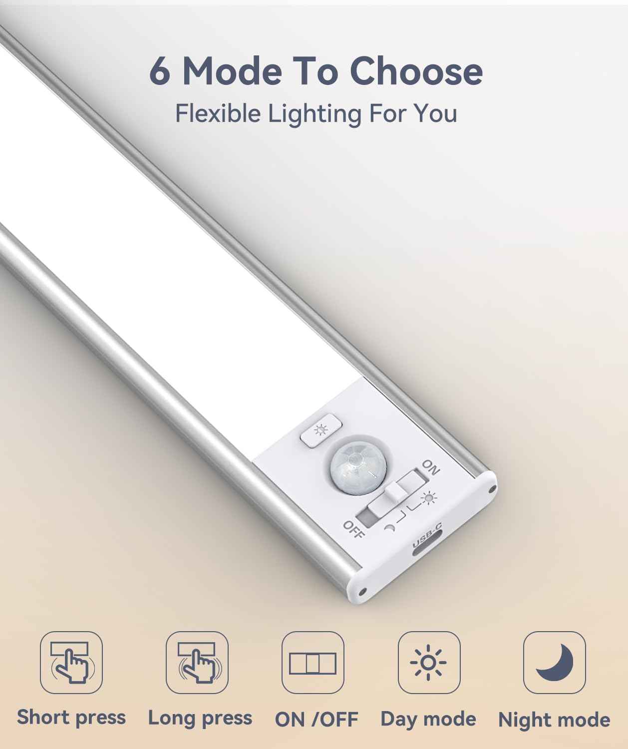Lumicharge GlowLume – Home Workshop Task Light, Hands-Free 10 ft Motion Sensor for Bench Work