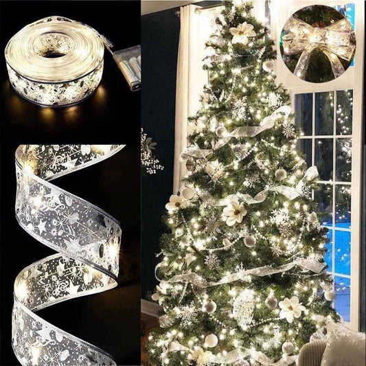 Aurora Glow Ribbon Lights for Kids Room and Playroom – Cool-Touch LED Star Pattern, Battery Powered Nursery Safe Decor