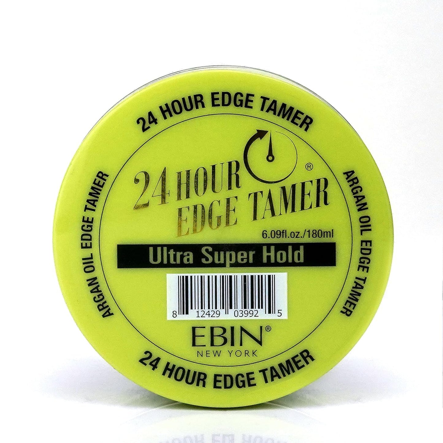 EBIN_New_York_24_Hour_Edge_Tamer_Ultra_Super_Hold_6.34_fl.oz/180ml_-_Strong_Edge_Control_Gel,_Argan_&_Castor_Oil_for_Hair_Care_and_Comfort