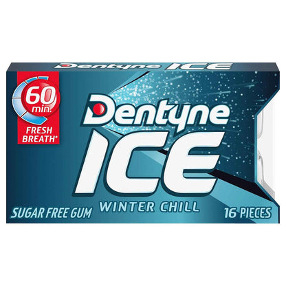 Dentyne Ice Winter Chill Sugar-Free Chewing Gum – Holiday Stocking Stuffer and Small Gift Idea for Coworkers