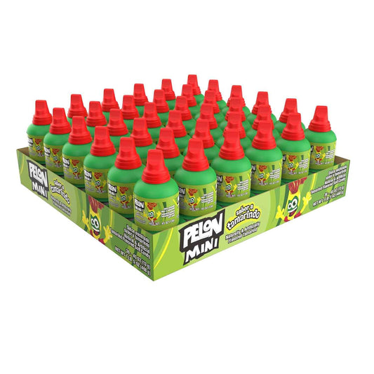 Pelon Pelo Rico Mini Tamarind Candy 36-Count Pack – Portable Squeeze Tube Snack for Camping Trips and Picnic Baskets