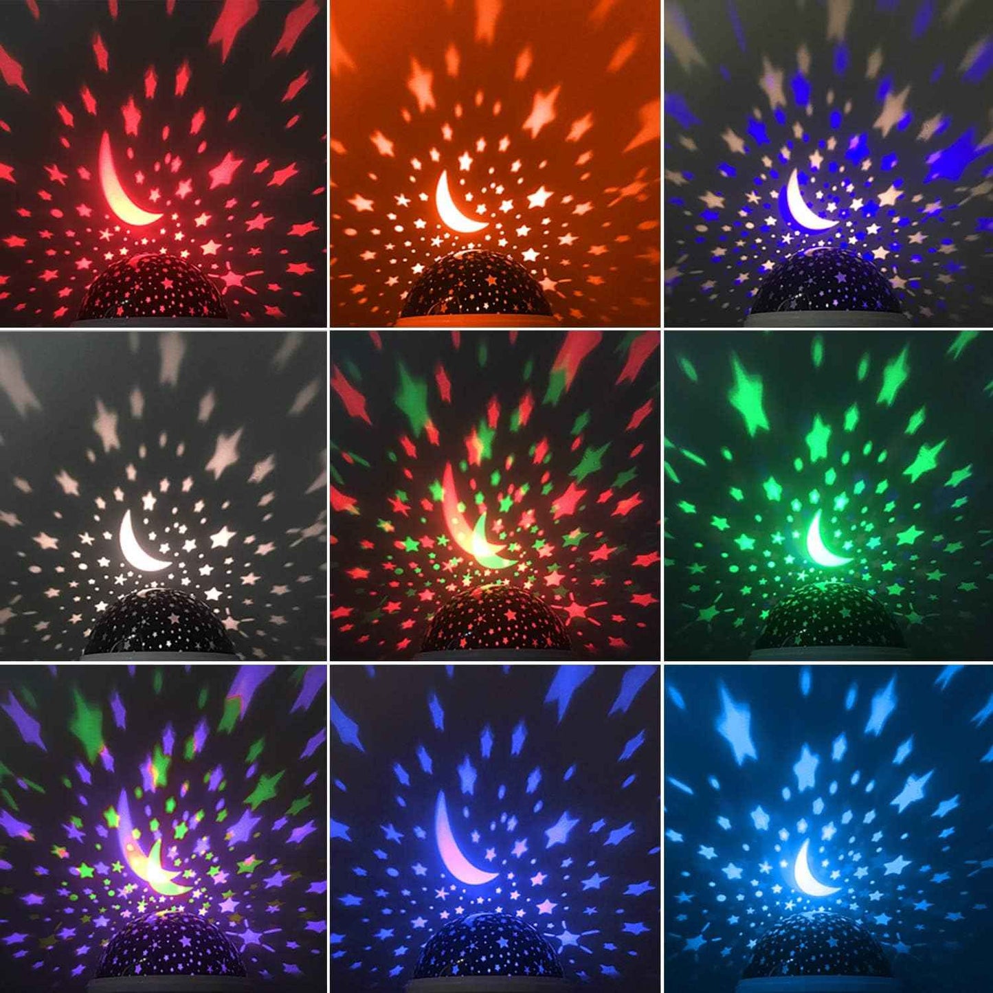 StarryBeam Nebula Star Projector – Modern Bedroom Decor Accent Lamp, 360° Rotating Galaxy Light for Living Room and Dining Area, 5 Finishes