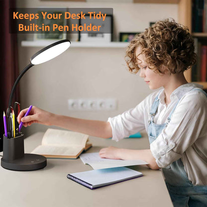 AromaX Glow – Modern Bedroom Desk Lamp with 3 Color Modes for Cozy Ambiance