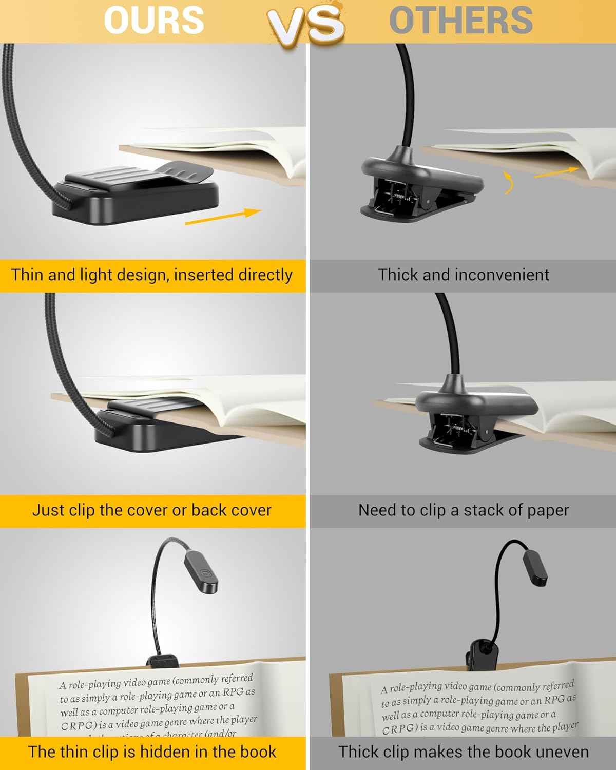 Glow Readers Bedside Reading Light – Romantic Valentine's Day Gift for Avid Book Lovers