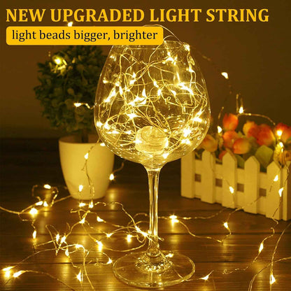 Minimax Home Kids Room Fairy Lights – Cool-Touch Nursery String Light with Auto Timer Nightlight