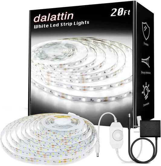 dalattin LED Strip Lights – Cool to Touch 24V Tape Light Safe for Kids and Pets, Dimmable
