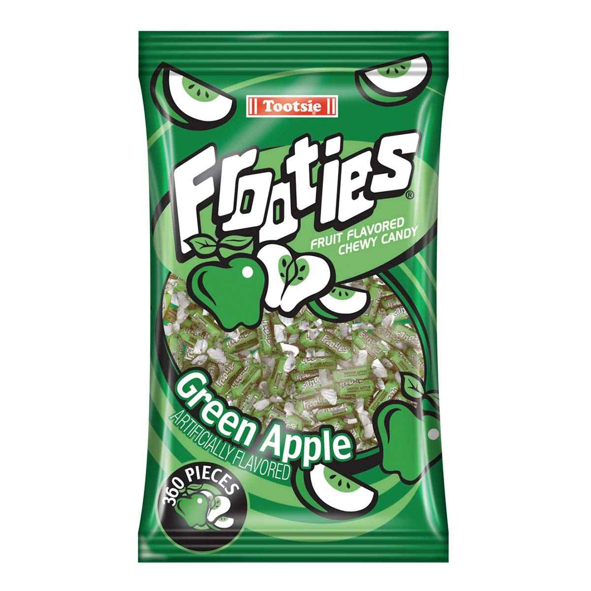 Tootsie Roll Green Frooties – Themed Party Favor Candy for Bridal Showers, Birthday Tables, and Holiday Gifting