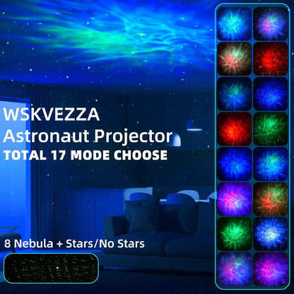 CosmoCast Astronaut Star Projector – Parent-Approved Bedtime Light for Toddlers, Dimmer and Blue-to-Red Mode for Fear of the Dark