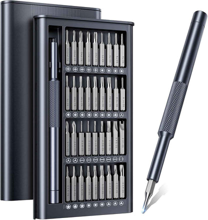 Wesdut 37-in-1 Mini Precision Screwdriver Set – Magnetic Screw Retention to Prevent Lost Screws Inside Devices