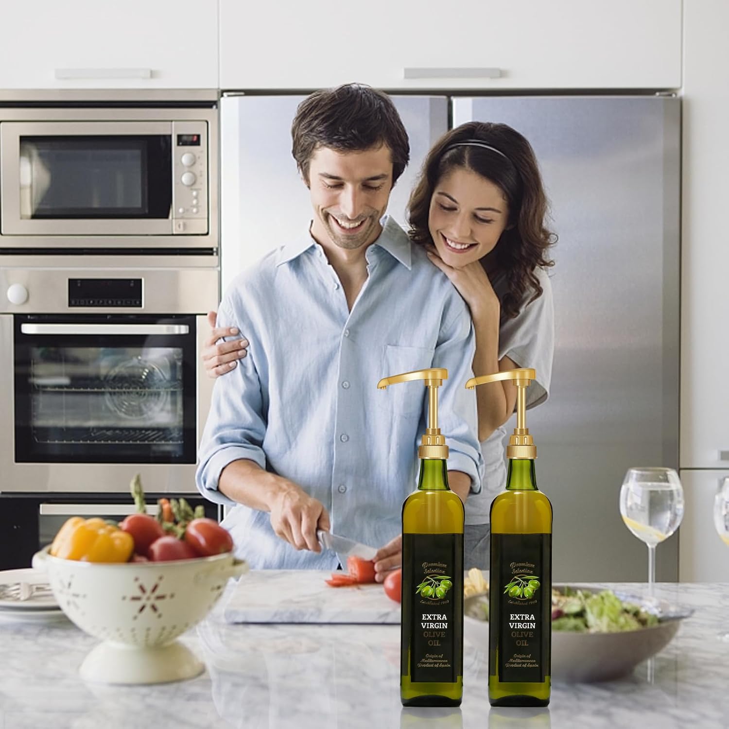 VOISEN_Coffee_Syrup_Pumps_6_Pack_Gold_Torani_Syrup_Pumps_for_750ml_25.4oz_Syrup_Bottle,_Kitchen_Dinning_&_Coffee_Bar_Mixes,_DaVinci_-_Utensils