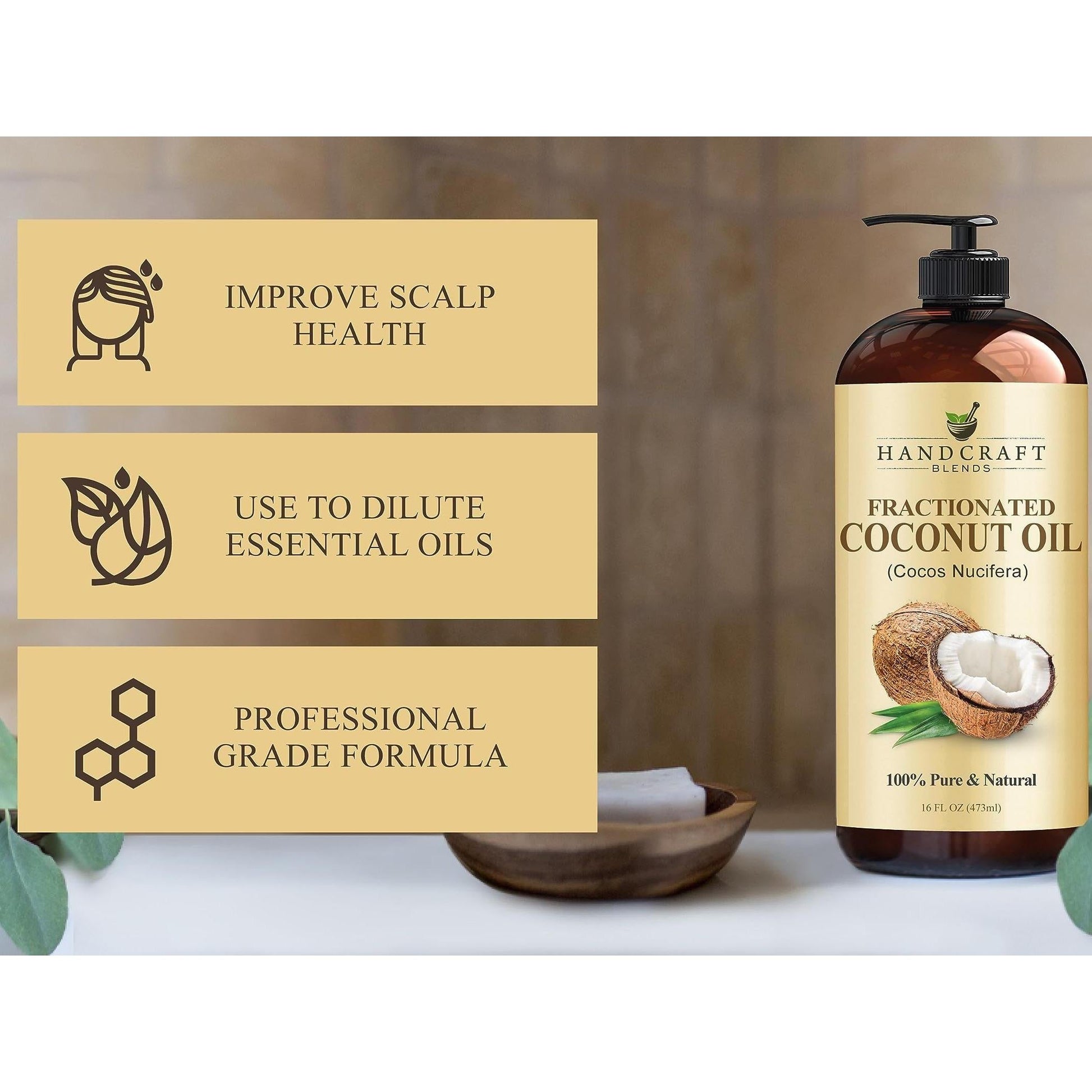 Handcraft_Blends_Fractionated_Coconut_Oil,_16_Fl_Oz_-_100%_Pure_and_Natural_-_Premium_Grade_Oil_for_Skin,_Hair,Tonic_-_Carrier_Hair_Growth_Oil