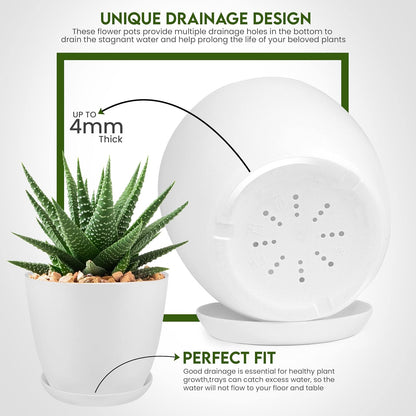 Utopia_Home_-_Plant_Pots_Indoor_with_Drainage_-_7/6.6/6/5.3/4.8_Inches_Flower_Pots_for_Indoor_Planter_-_5_Pack_Plastic_Planters_-_Ideal_for_Stocking_Stuffers_or_Home_Christmas_Decorations