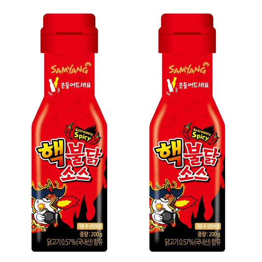[Samyang]_Hack_Bulldark_Spicy_Chicken_Roasted_Sauce_+_Bulldark_Spicy_Chicken_Roasted_Sauce_2_sets_/_Fire_Noodle_Challenge_(overseas_direct_shipment)