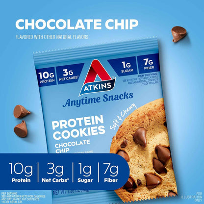 Atkins Protein Cookie – Low-Carb Indulgence for Evening Wind-Down and Macro-Friendly Cravings