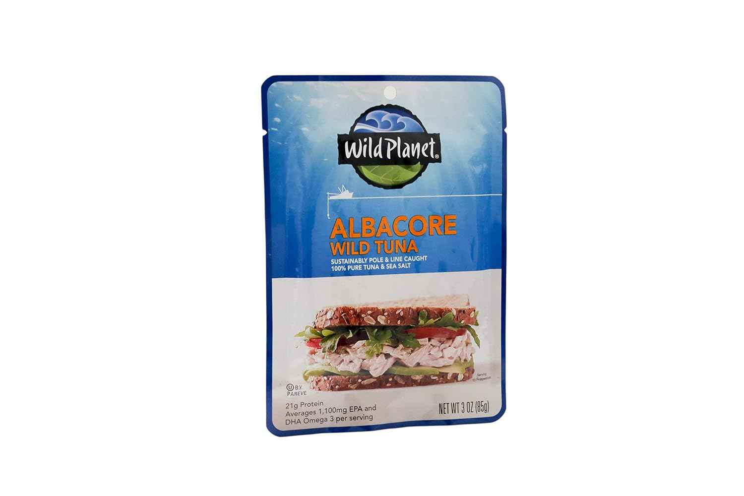 Wild Planet Wild Albacore Tuna – Low Mercury Snack for Pregnancy and Whole30 Meal Prep