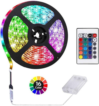 VOLTRONIC GlowStrip LED Strip Lights – Flameless, Cool Touch Accent Lighting for Bedrooms and Living Rooms
