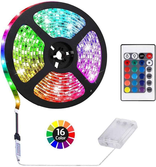 VOLTRONIC GlowStrip LED Strip Lights – Flameless, Cool Touch Accent Lighting for Bedrooms and Living Rooms