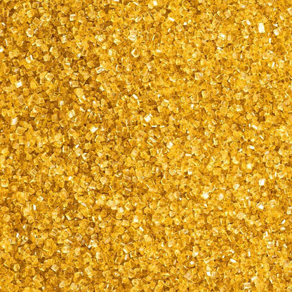Gold Sprinkles Edible Sanding Sugar – Fun Safe Topping for Kids Birthday Cupcakes and Cookies