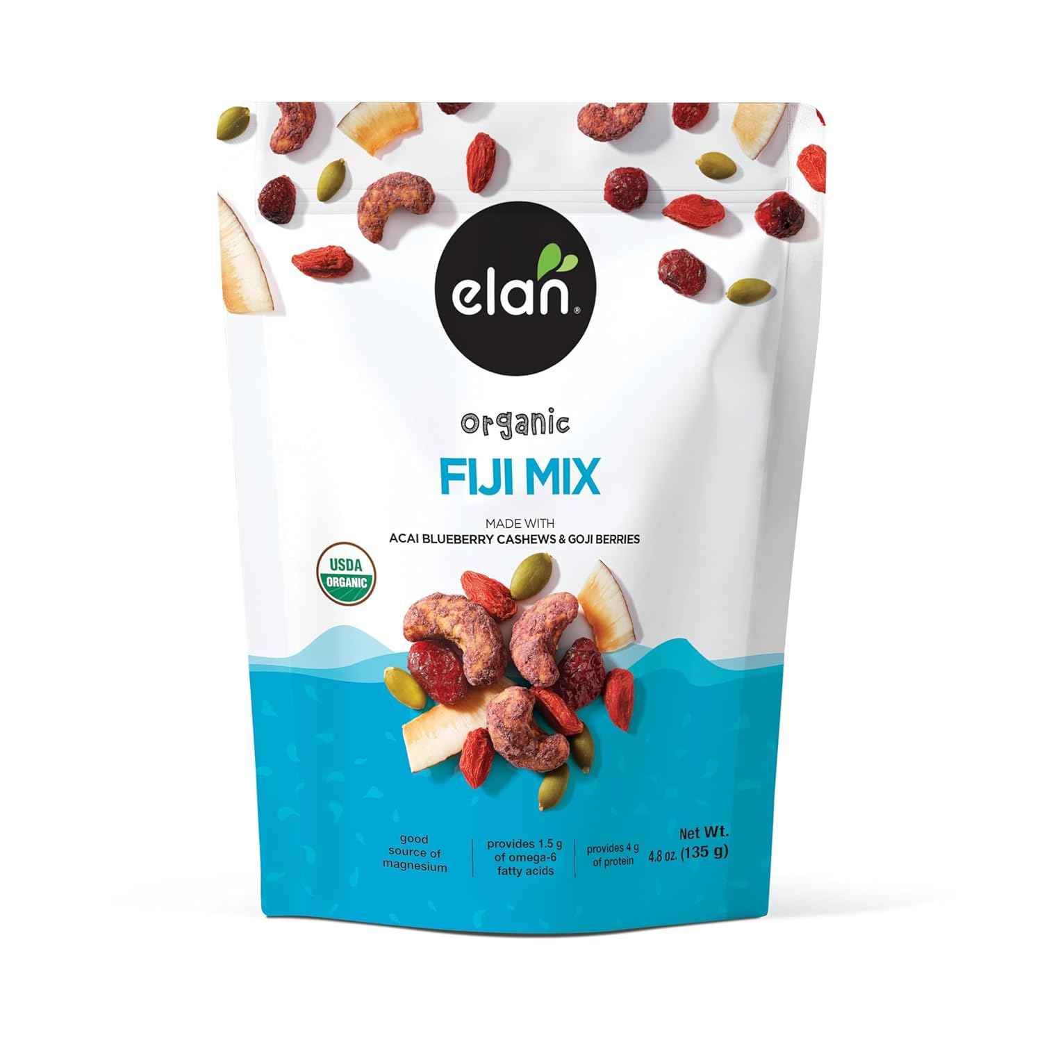 Elan Organic Fiji Mix – Allergen-Friendly School Lunch Snack for Kids' Lunch Boxes