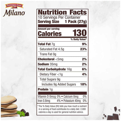 Pepperidge Farm Milano Dark Chocolate Cookies – Desk Drawer Afternoon Pick-Me-Up for Working Professionals