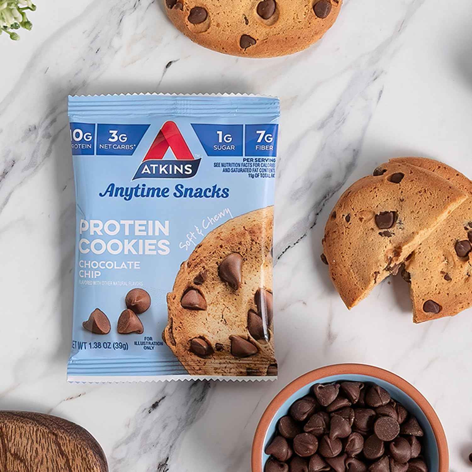 Atkins Protein Cookie – Low-Carb Indulgence for Evening Wind-Down and Macro-Friendly Cravings