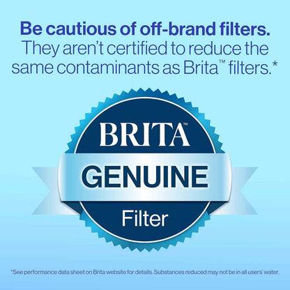 Brita Plus Pitcher Filter 4-Pack – Filtered Water for Clean-Living Homes, Tea Rituals, and Healthy Cooking