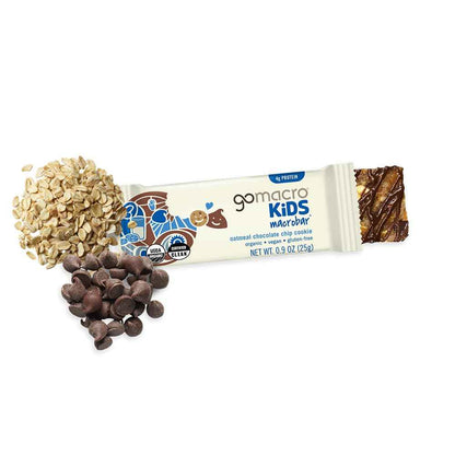 GoMacro Kids MacroBar Organic Vegan Snack Bars – Nut-Free Lunchbox Snack for School and Daycare