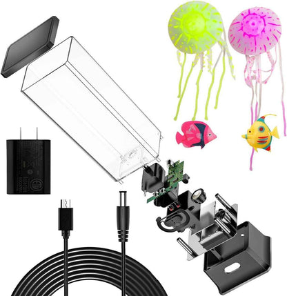 CALOVER Jellyfish Tank Light – Unique Housewarming Gift for Friends, Remote-Controlled Mood Lamp for Living Room