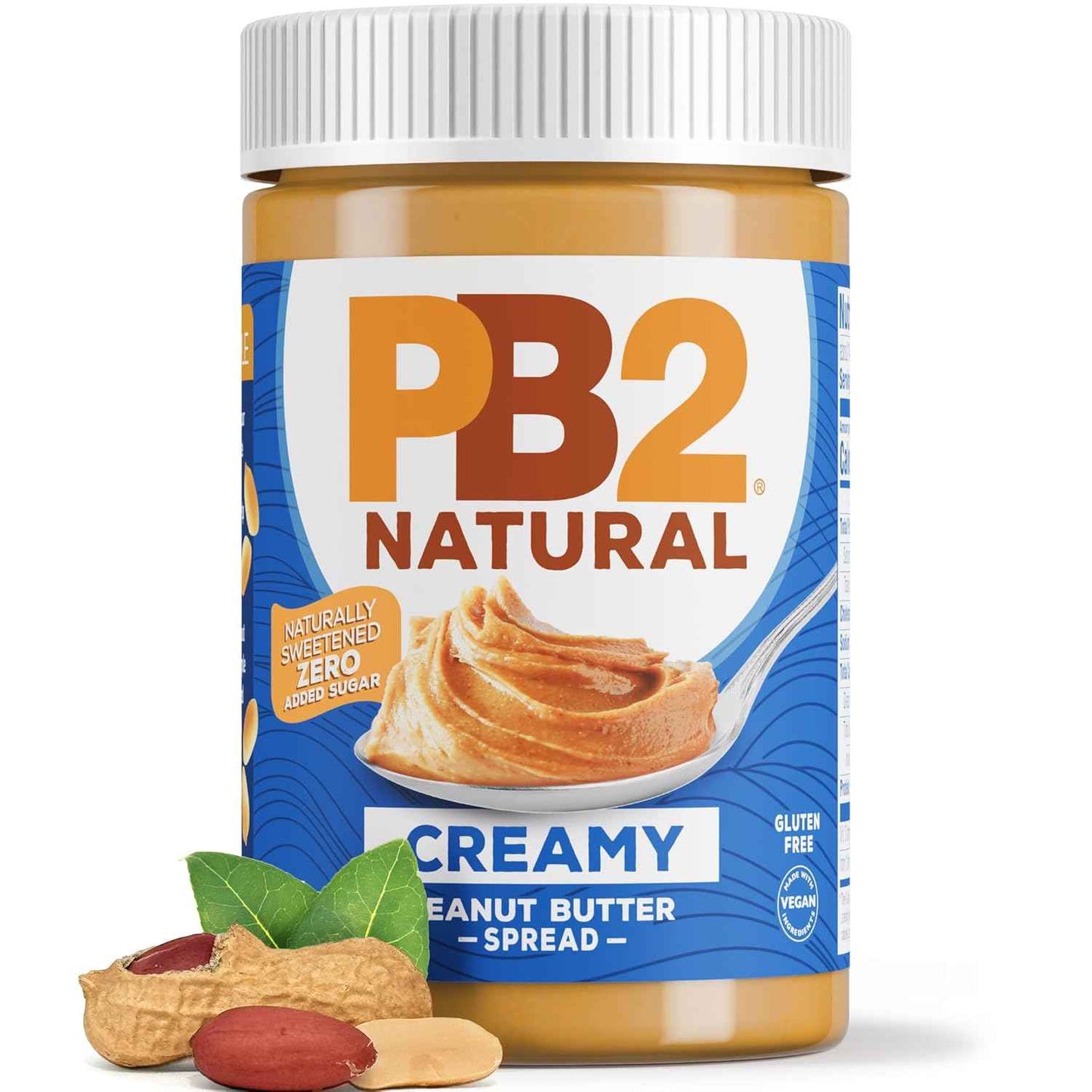 PB2 Natural Creamy Peanut Butter – Travel Cooler Staple for Camping, Road Trips, and Trailhead Snacks