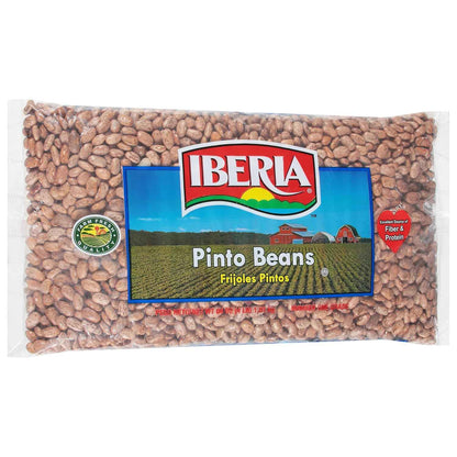 Iberia Pinto Beans 4 lb – Single-Ingredient Bulk Pantry Staple for Clutter-Free Meal Prep