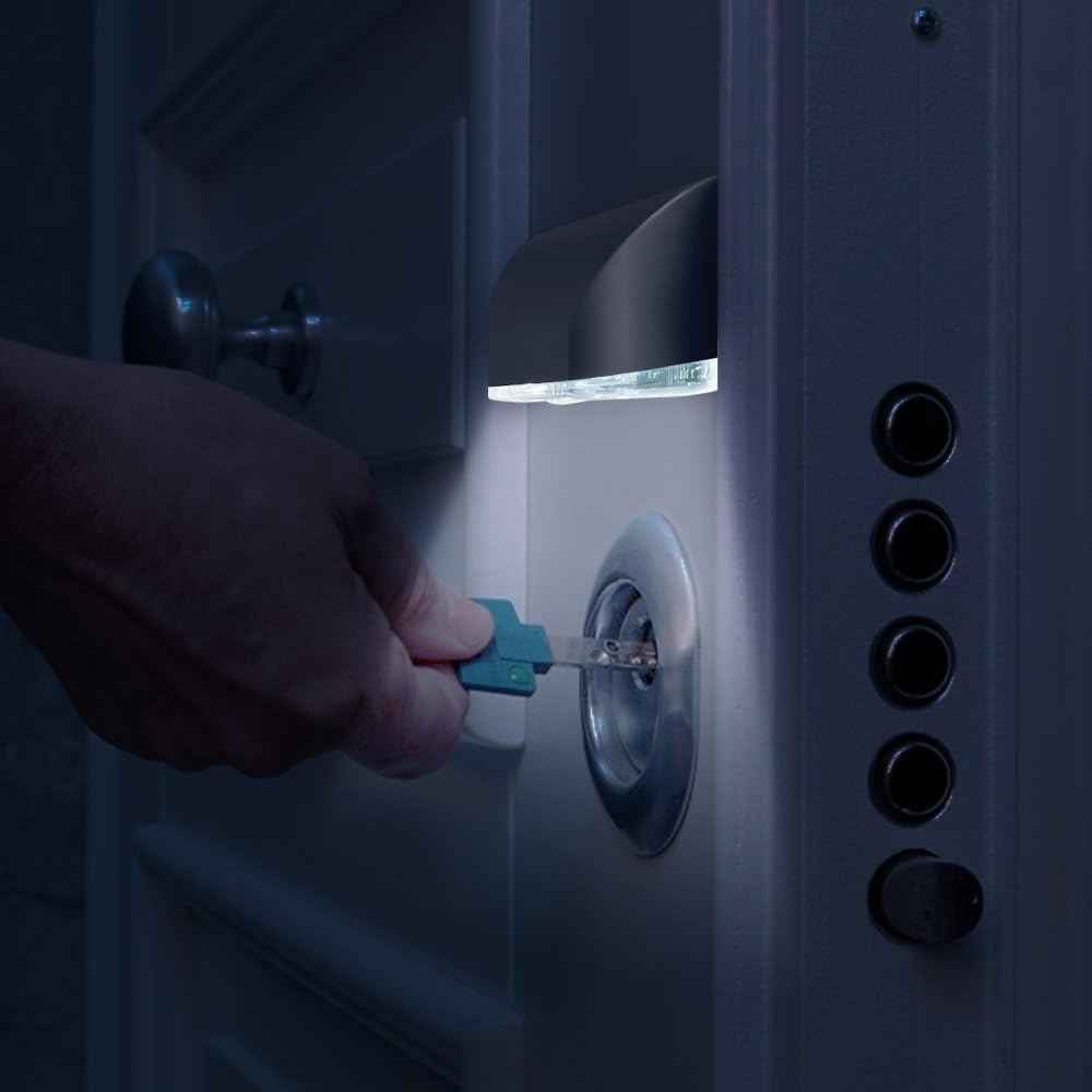 SENHAI 2 Pack Keyhole Light – Clean-Lines Sensor Light for Clutter-Free Entryways