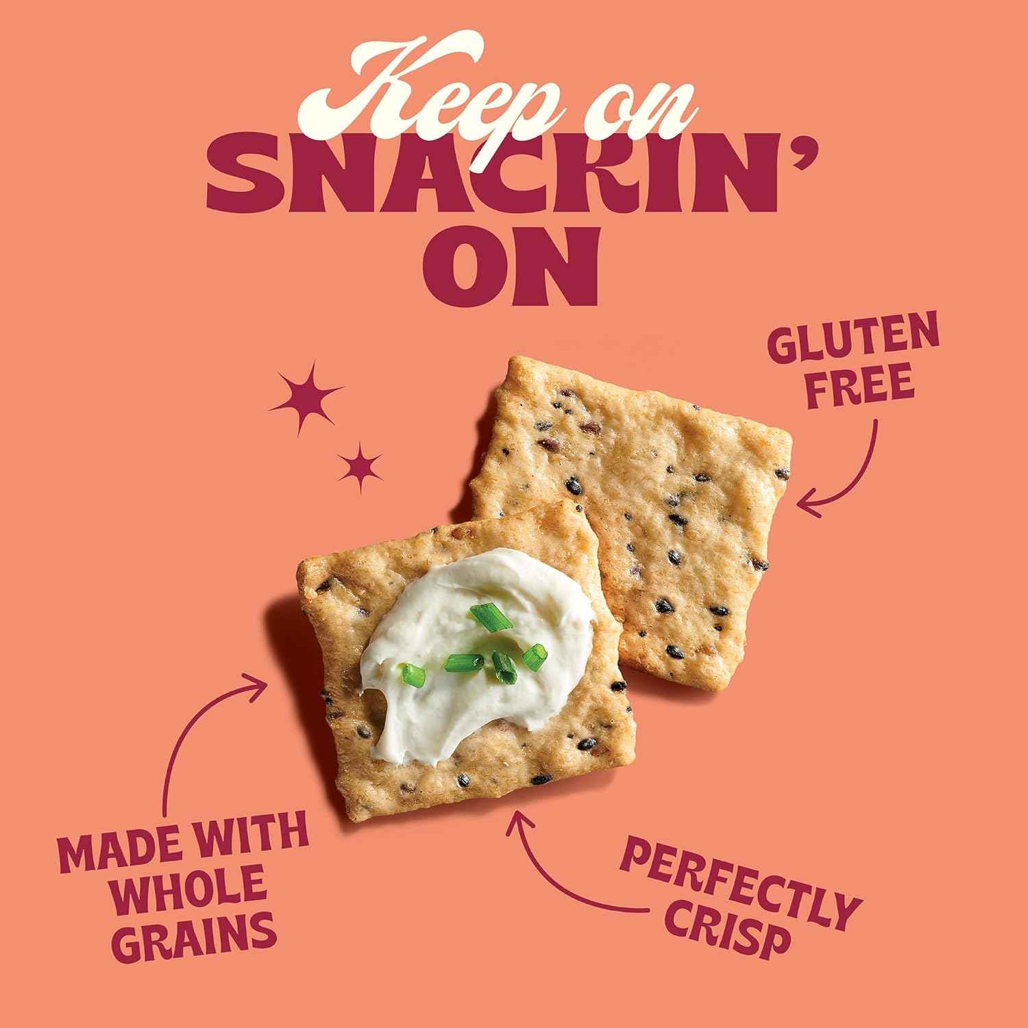 Back to Nature Non-GMO Multi-Seed Crackers – Clean-Ingredient Rice Thins for Intentional Snack Drawers and Neutral-Toned Lunchboxes