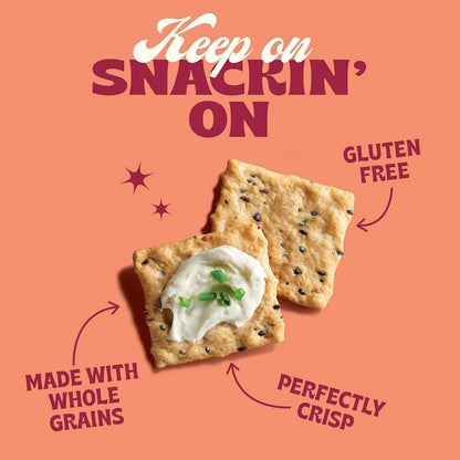 Back to Nature Non-GMO Multi-Seed Crackers – Clean-Ingredient Rice Thins for Intentional Snack Drawers and Neutral-Toned Lunchboxes