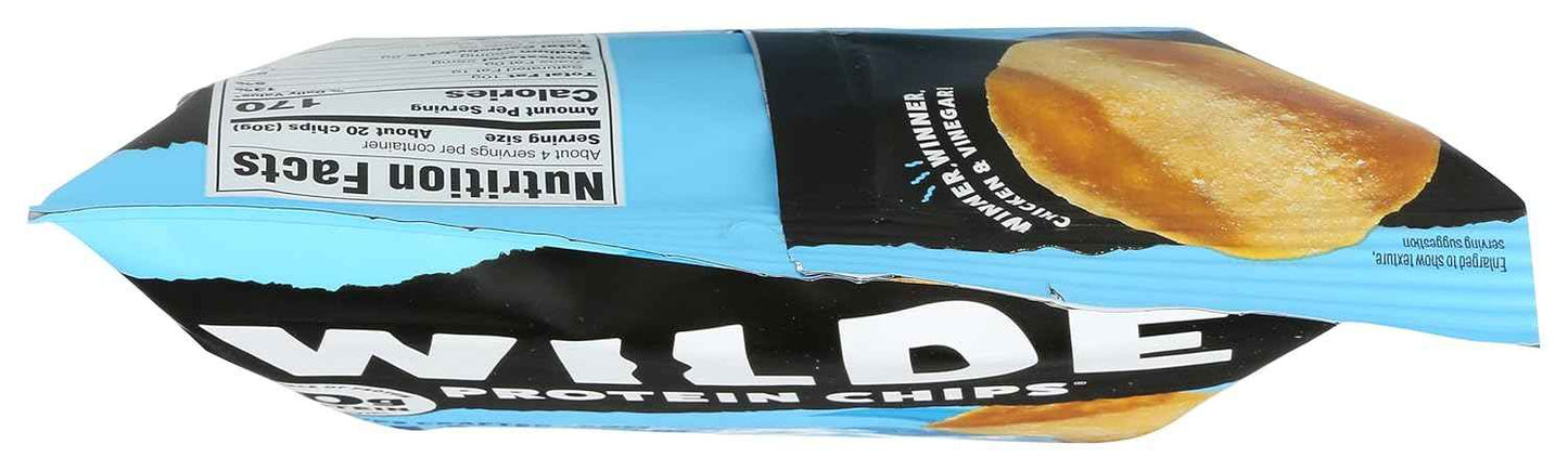 Wilde Protein Chips Sea Salt and Vinegar – Guilt Free Pantry Staple for Health Conscious Snackers
