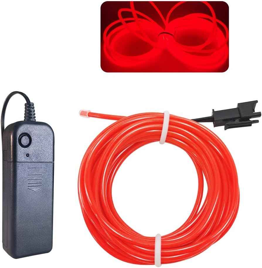 MaxLax EL Wire — DIY Neon Sign Making, Cuttable Glowing Wire for Custom Wall Art Projects