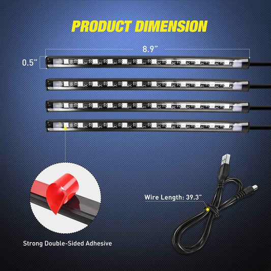 Nilight Music Sync LED Light Strips – Safe and Cool Playroom Decor for Teens, No Flame USB Powered Lighting