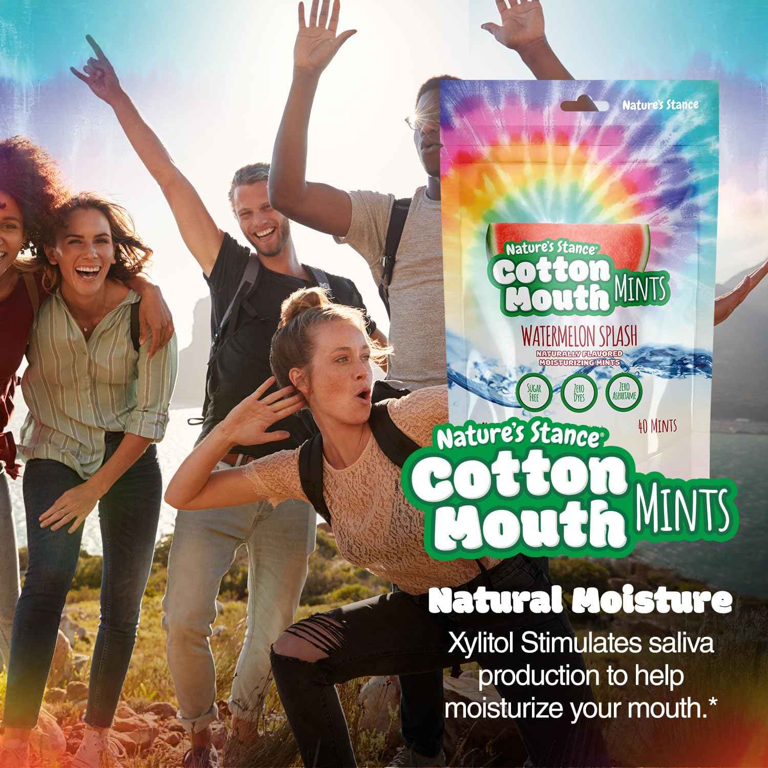Nature's Stance Cotton Mouth Xylitol Mints – Thoughtful Sugar-Free Stocking Stuffer for Mom, Coworkers, and Frequent Travelers