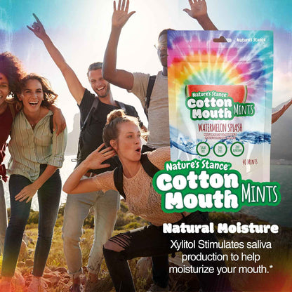 Nature's Stance Cotton Mouth Xylitol Mints – Thoughtful Sugar-Free Stocking Stuffer for Mom, Coworkers, and Frequent Travelers