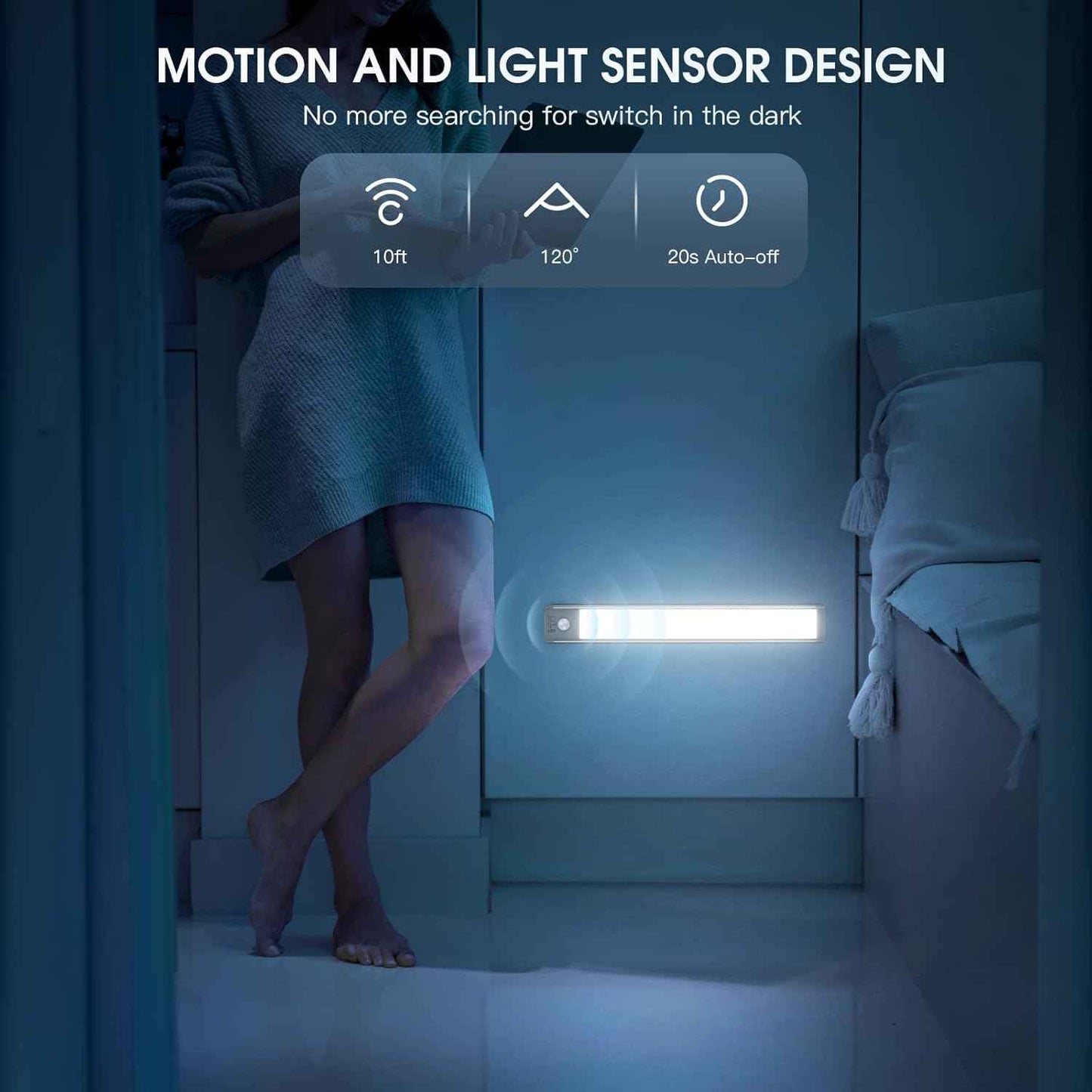 LumeSync Slim LED Bar – Tool-Free Mount Light for Intentional, Clutter-Free Kitchen Counters