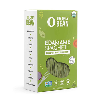 The Only Bean - Organic Edamame Pasta - Low-Carb High-Protein Noodles for Health-Conscious Kitchens