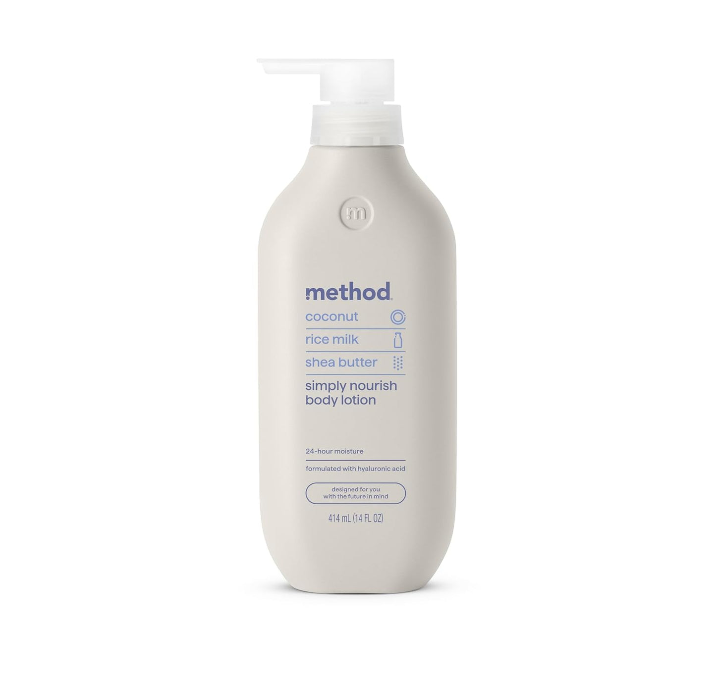 Method_Body_Lotion,_Simply_Nourish,_Coconut,_Rice_Milk_+_Shea_Butter_notes,_24_Hours_of_Moisture_14_oz