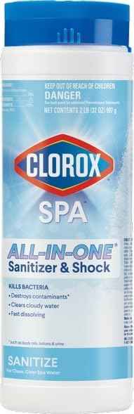 Clorox® Pool&Spa™ Spa Water All-in-One Sanitizer & Shock, Destroys Contaminants, Clears Cloudy Water